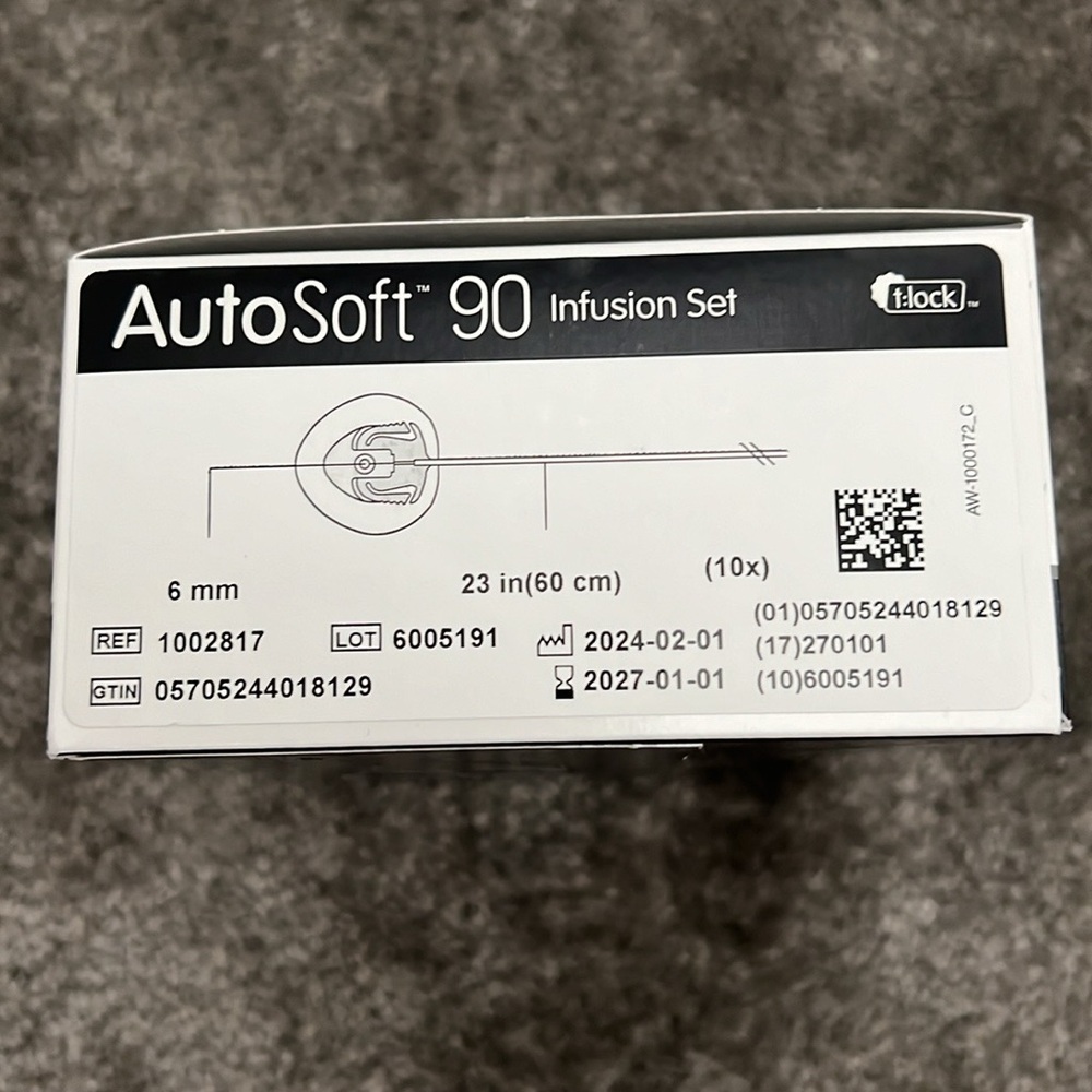 Brand new Tandem Diabetes Care Autosoft 90 Infusion Set